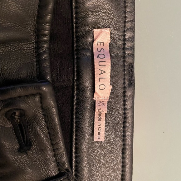 Esqualo faux leather pants. Slim leg - Picture 5 of 7